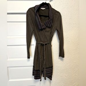 Willow and Clay Bohemian Zip Jacket with belt